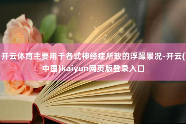 开云体育主要用于各式神经症所致的浮躁景况-开云(中国)kaiyun网页版登录入口